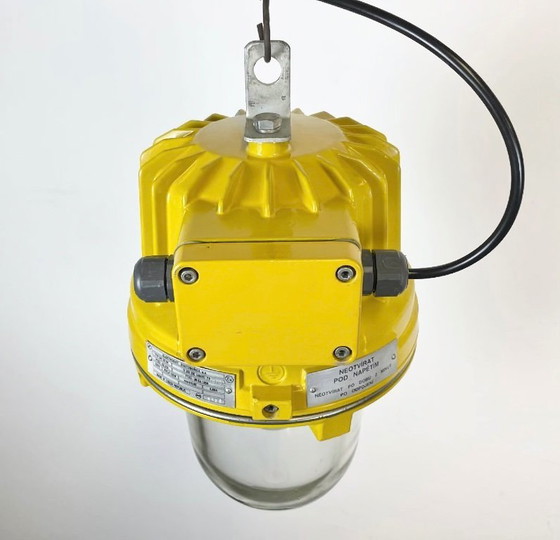 Image 1 of Yellow Industrial Explosion Proof Lamp from Elektrosvit, 1990s