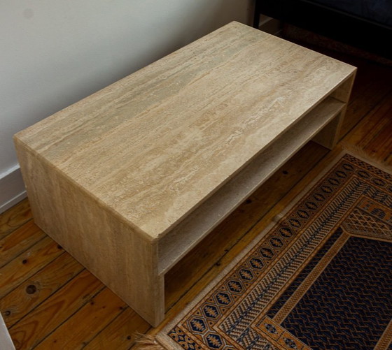 Image 1 of Travertin koffietafel