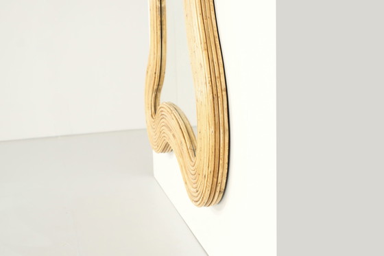 Image 1 of Bamboo mirror Large format, Italy Contemporary.