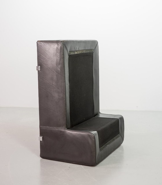 Canapé modulaire Jeep en cuir gris, années 1970, ensemble de 4 – Durlet, Canapés modulables, Leather (photo 30 of 38)
