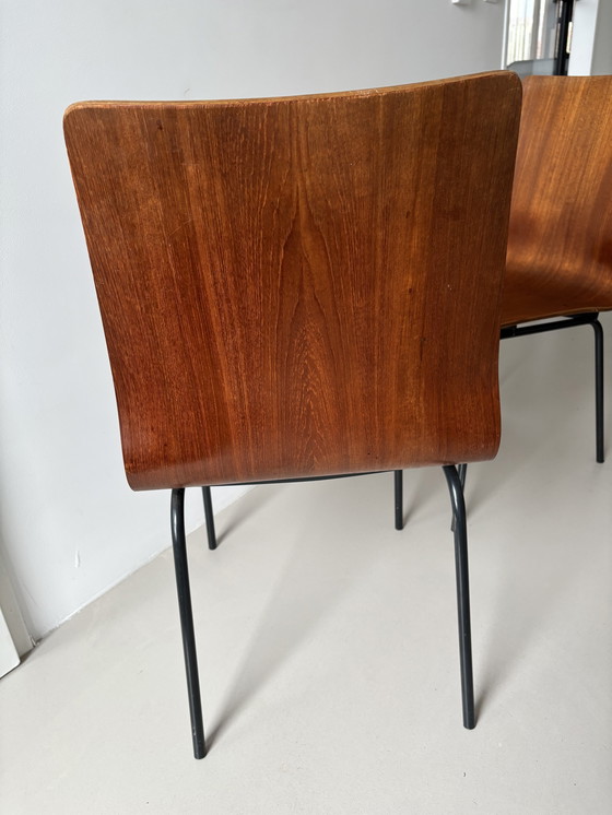 Image 1 of Conjunto de dos sillas Friso Kramer Euroika para Auping, diseñadas en 1963.