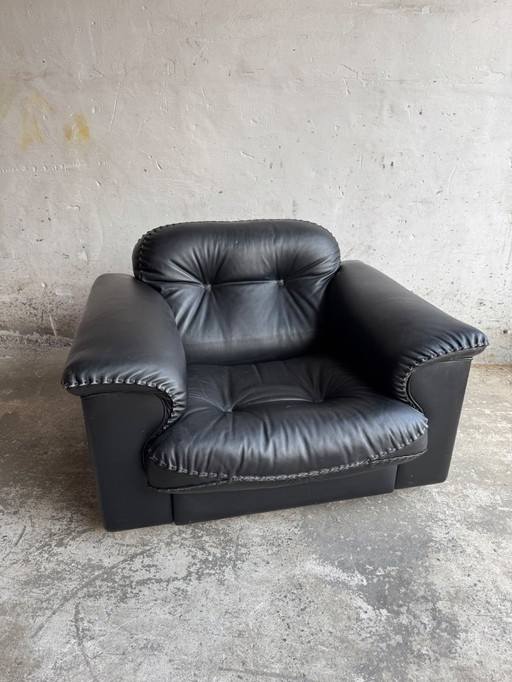 De Sede DS-101 Sillón de cuero negro