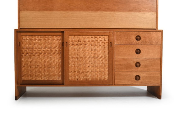 Image 1 of Meuble Hans J. Wegner avec bureau intégré, années 1960