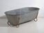 Antique Galvanized Zinc Bathtub – European Industrial Tub – circa 1900 #5 – Decorative Objects, Iron, Rustic (photo 7 of 39)