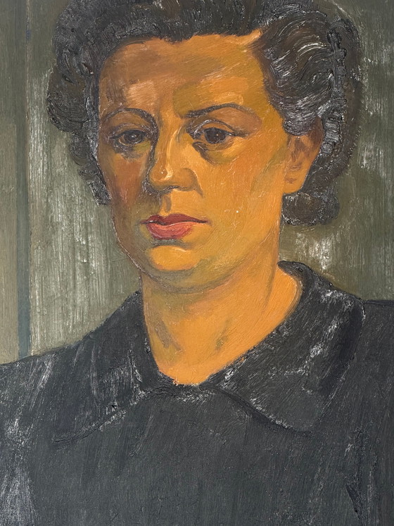 Dré Van Den Langenbergh - Olieverf op doek - Portret – Schilderijen & Tekeningen (photo 3 of 7)