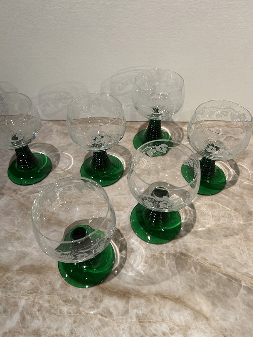 6 Luminarc Roemer wijnglazen