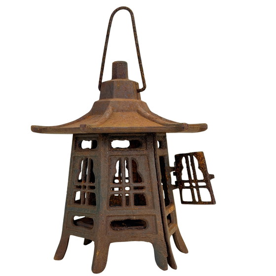 Japanische Gusseisen Tōrō Tempellaterne – 24 cm – Tischlampen, Cast Iron (photo 2 of 10)