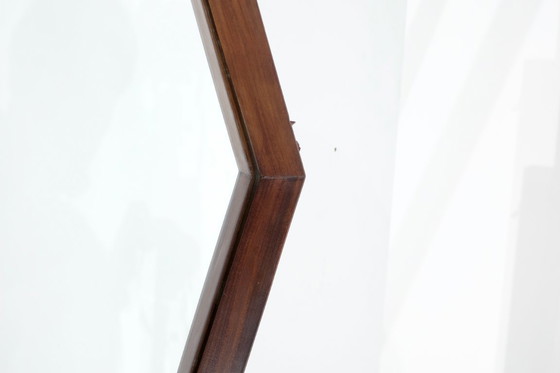 Image 1 of Vintage houten spiegel, Italië, jaren 60.