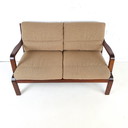 Divano vintage a 2 posti design danese