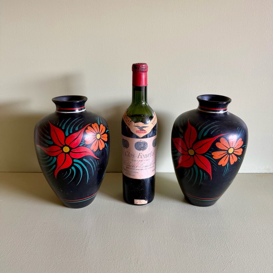 Set di Vasi di Kunstaardewerkfabriek Ed Antheunis, Ceramica, Verde (foto 2 di 9)