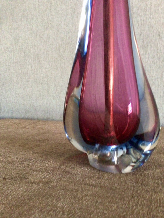 Image 1 of Vintage Table Lamp Of Crystal Glass