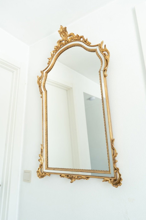Specchio barocco antico – Foglia d'oro su legno