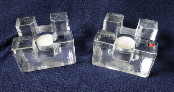 Image 1 of 2x Wiesenthalhütte Glas Stövchen Kannenwärmer Teewärmer Kaffeewärmer