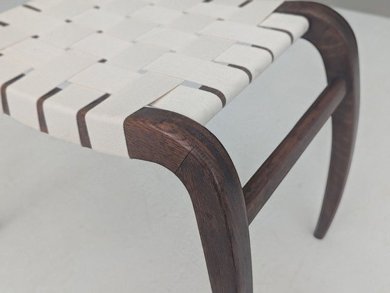 Image 1 of Paar modernistische Hocker von Ladislav Bartoníček für Krásná Jizba, 1940er Jahre