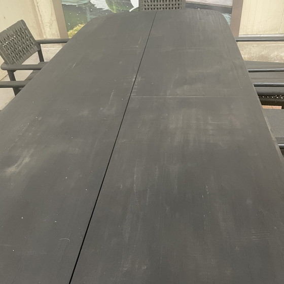 Image 1 of Max & Luuk Lennon garden table - 280x110 with Jago garden chair (set of 8)