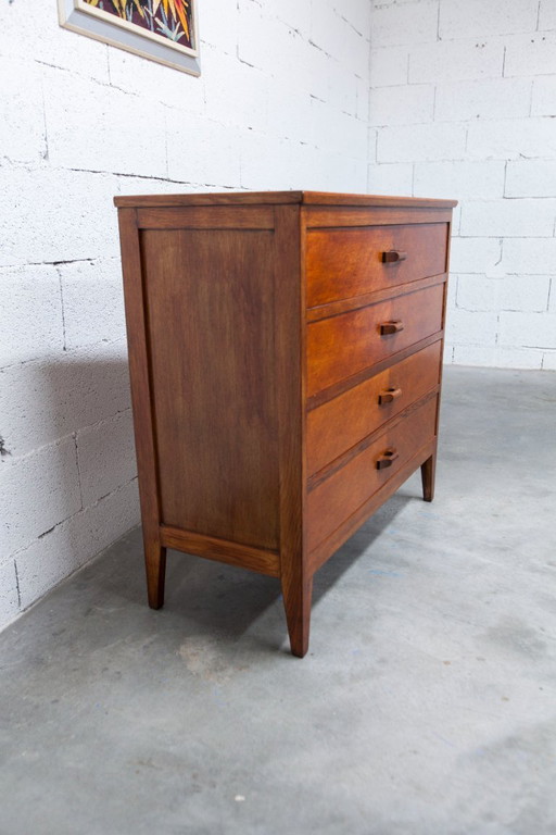 1960s chest of drawers with 4 drawers