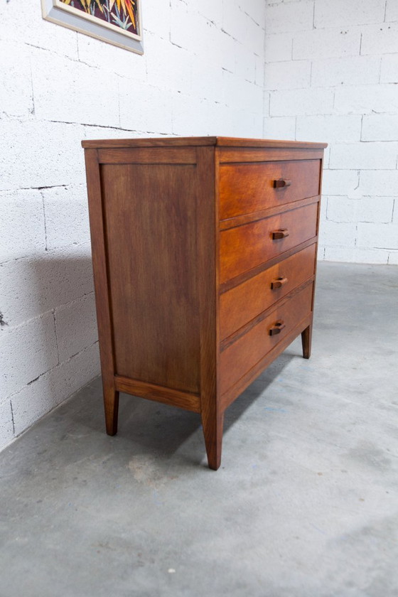 Image 1 of 1960s chest of drawers with 4 drawers