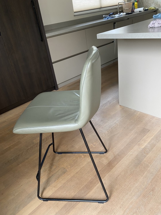1 Barhocker Leolux, Caron Two Artosan – Leather, Metal (photo 3 of 6)