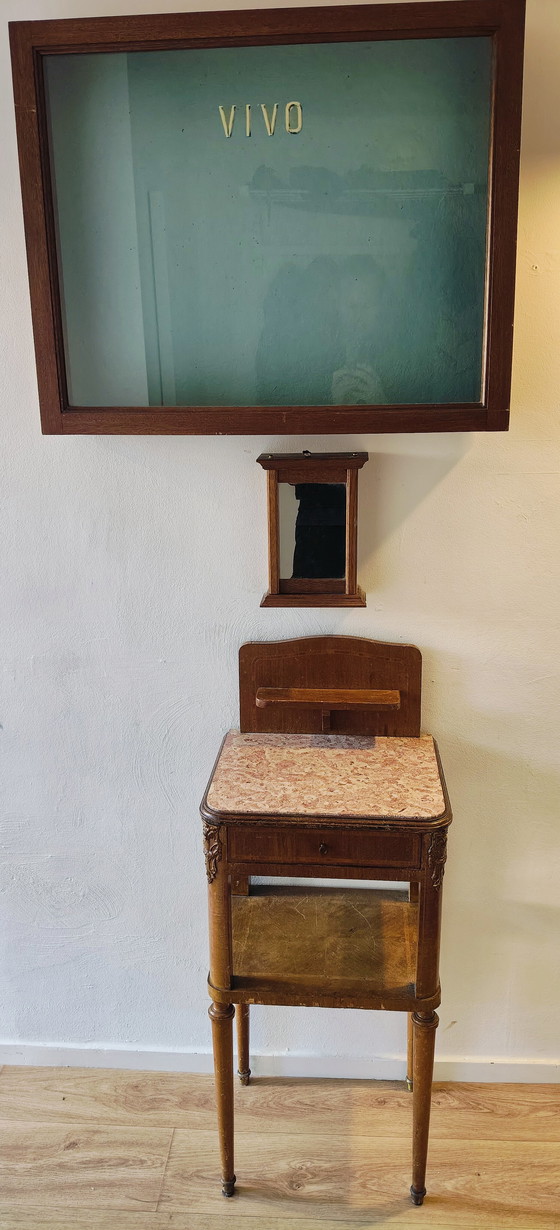 Image 1 of Bellissimo comodino antico francese