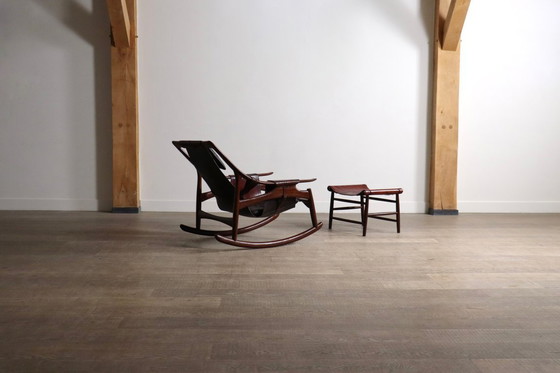 Image 1 of Liceu De Artes E Oficios Schommelstoel, Brazilië, jaren 60