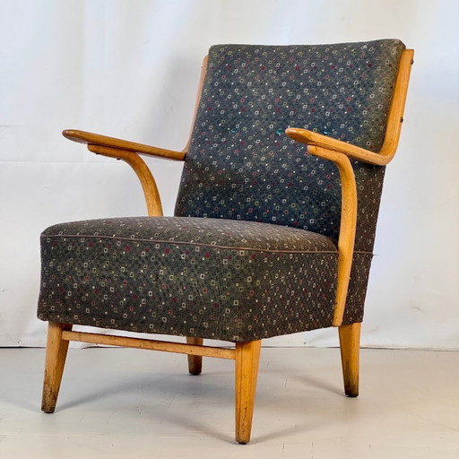 Pair of Hungarian “Velence” Art Deco Armchairs, 1960s