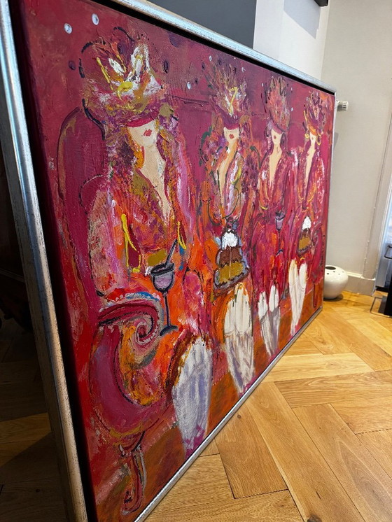 Image 1 of Dipinto Le signore di Nancy Lohuis 108 x 157