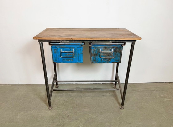 Image 1 of Vintage Industrial Worktable, 1960s