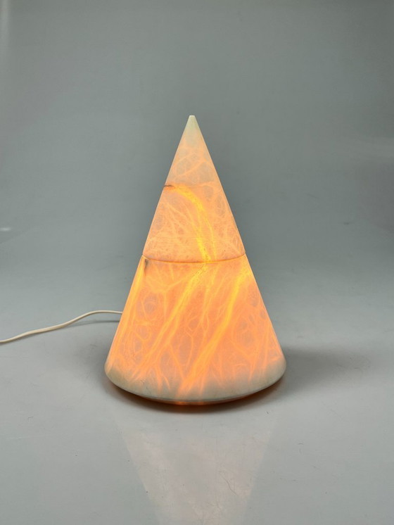 Image 1 of Vintage Albasten Lamp In Kegelvorm, Spanje, 1970's