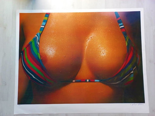 Hilo Chen "Beach 37" - Oplage van 250 - gesigneerd - XXL - (105 x 80 cm)