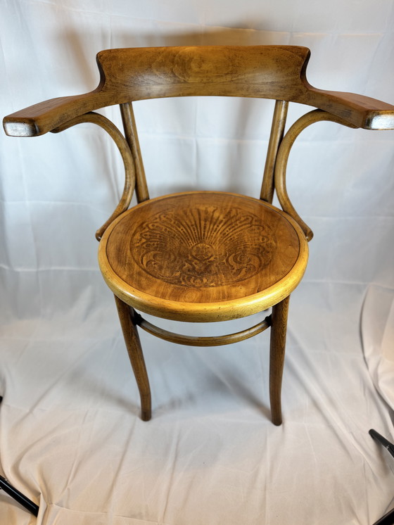 Image 1 of Original Fischel armchair - bentwood - Art Nouveau - Czechoslovakia