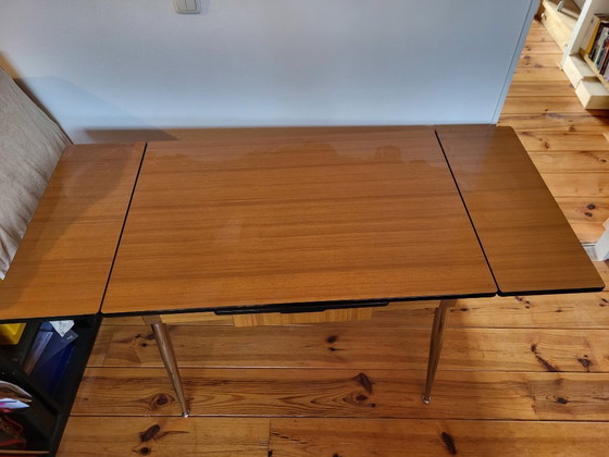 Escritorio/mesa de cocina Salvarani de mediados de siglo – Metal, Wood (photo 4 of 5)