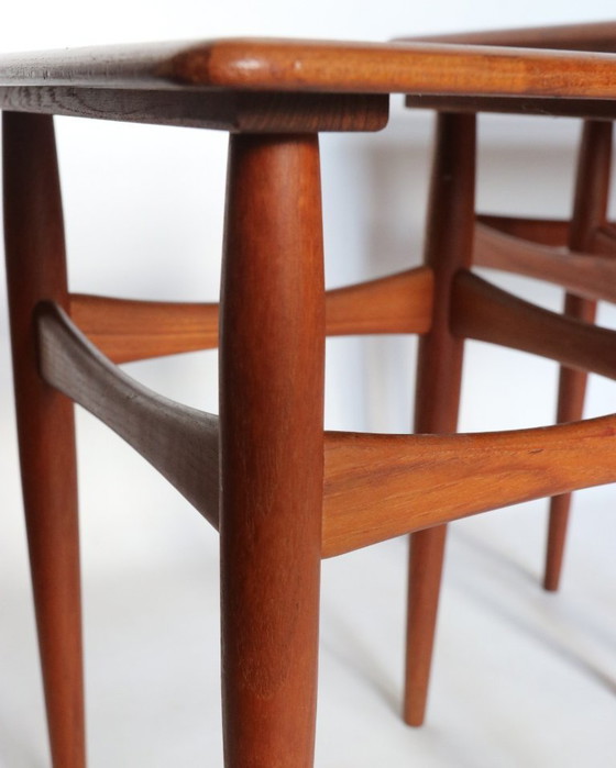 Vintage Danish teak nesting tables – Side tables, Wood (photo 10 of 12)