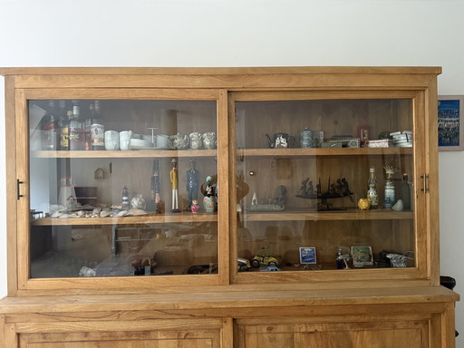 Display case teak
