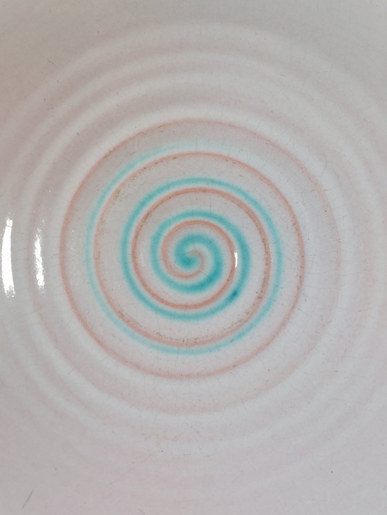 Image 1 of Antieke Art Deco fruitschaal/bord van Martha Katzer Majolica