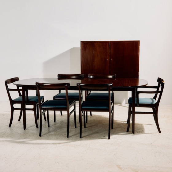 Image 1 of Juego de comedor MK11102 Rungstedlund de caoba de Ole Wanscher para Poul Jeppesen Møbelfabrik. Juego de 8