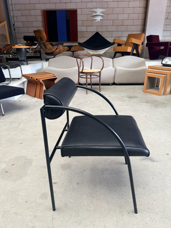 Lot de 4 chaises Bieffeplast Vienna, Rodney Kinsman (prix du lot), Chaises de salle à manger, Métal, Skaï (photo 14 sur 15)