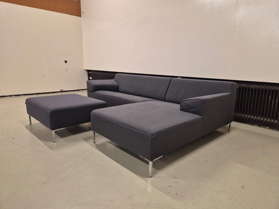 Image 1 of Rolf Benz - Freistil 180 - Corner Sofa - Anthracite - Fabric Ottoman