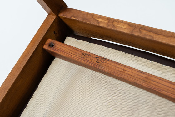 Image 1 of Gerard Geytenbeek restored 6 pieces of oak leather for AZS