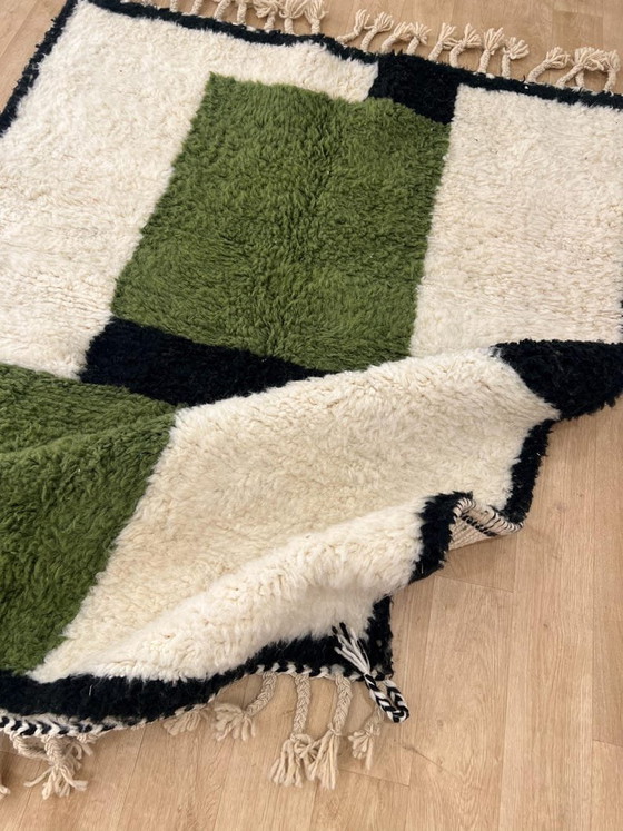 Tapis Berbère Beni Ouarain Authentique Traditionnel Artisanale 2/3 M – Alessi, Wool (photo 4 of 10)