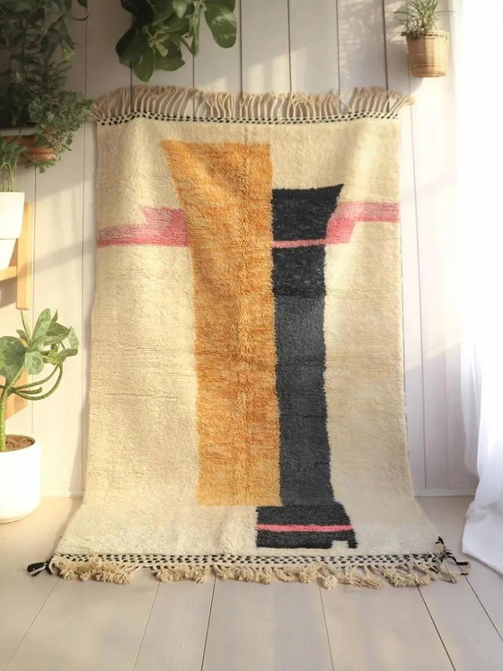 Tapis berbère traditionnel en laine naturelle 2.5x1.5 m – Wool (photo 6 of 6)