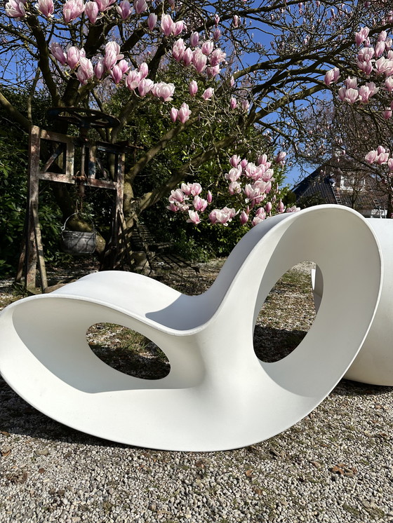 Image 1 of Magis Voido White Rocking Chair Rocking Chair 2 St