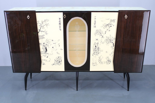 1950s Rare Italian Highboard