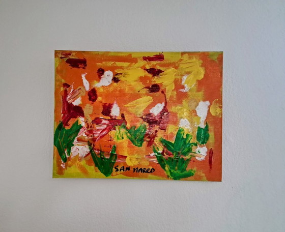 Image 1 of Enzo SAN MARCO - Strange Meadow - Artist's painting