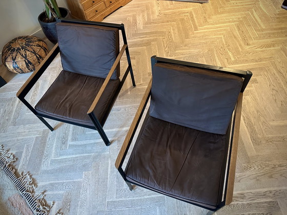 Image 1 of Silla de carga Heerenhuis Sillón de lona con reposabrazos