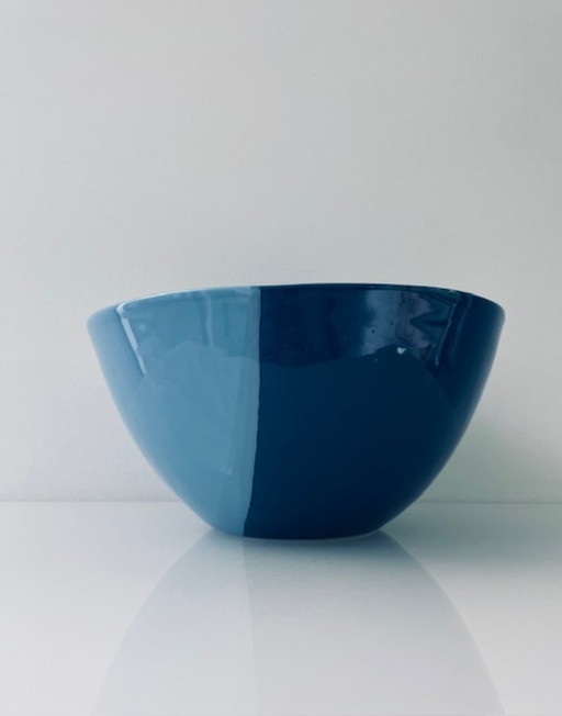 Bol moderne bleu par HK Living - Ø26cm et 12.5cm de haut