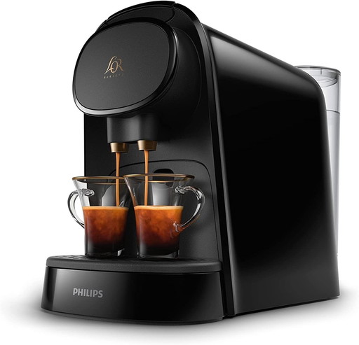 Philips L'Or Barista Original, Machine à café à Capsules, Double Capsule, Double Plaisir, 1 ou 2 Tasses, Qualité Espresso, Noir 