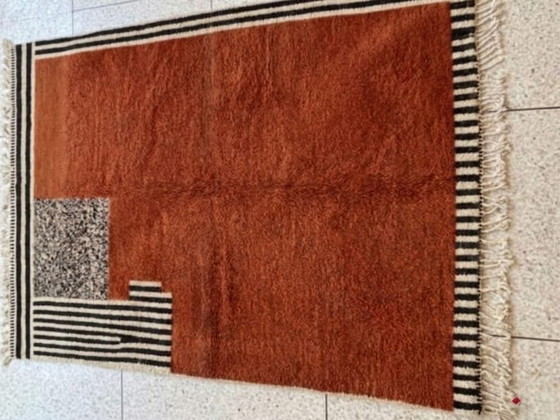 Authentic traditional Moroccan Atlas Beni Ourain Rug 1.5/2.5 m, Aime Té, Rugs & carpets, Wool, Black (photo 2 of 5)