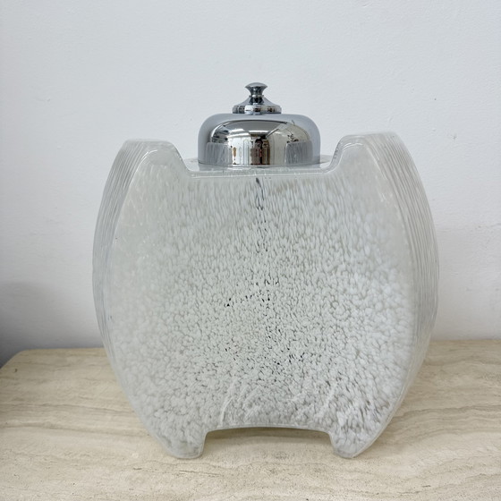 Image 1 of Lampadaire en verre italien de style Mid Century Carlo Nason pour Mazzega, années 1970