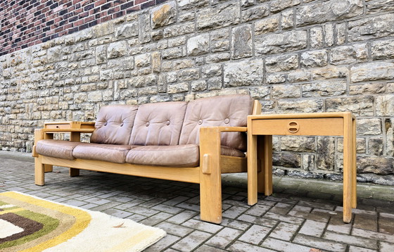 Image 1 of Sofá Asko Bonanza Esko Pajamis Cómoda Mediados de siglo Años 60 Años 70 Bancos Escritorio