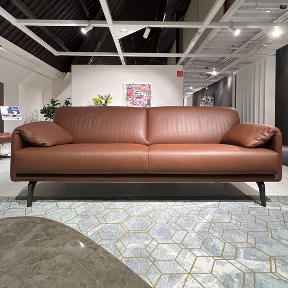 Image 1 of LEOLUX - BORA BALANZA 3-SEATER SOFA IN LEATHER